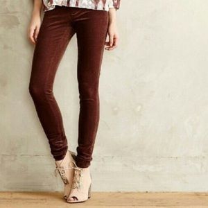 Pilcro and Letterpress Corduroy Skinny Jeans